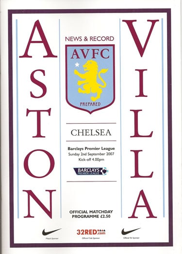 Aston Villa FC v Chelsea FC